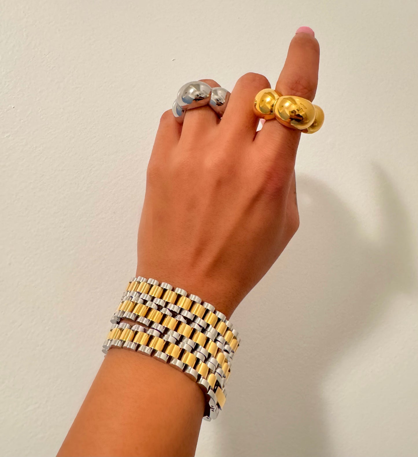 2 tone rolli bracelet (ships in 7-10 business days)