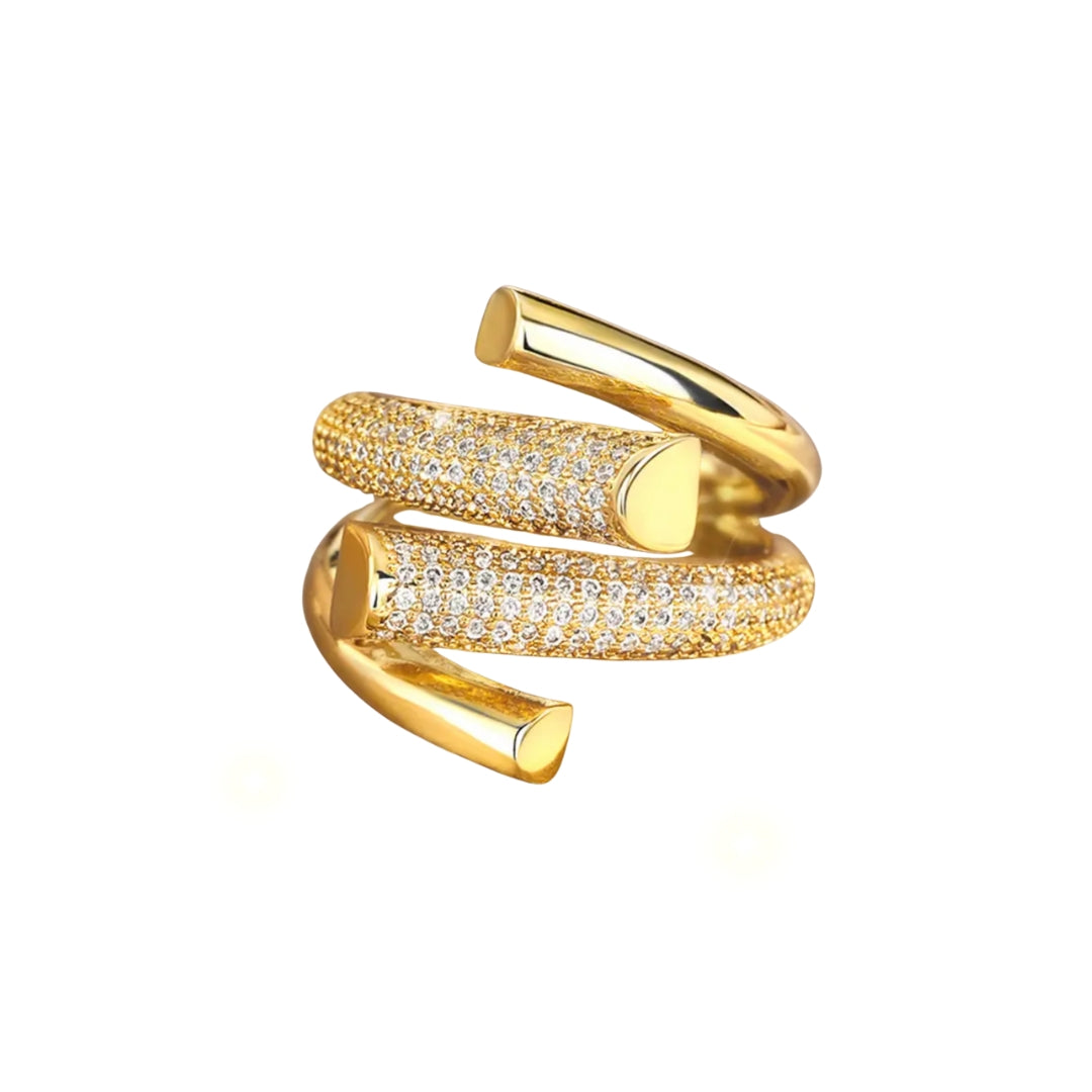 Gold dimensions ring