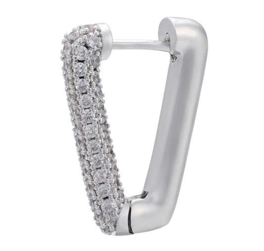V cuff earring