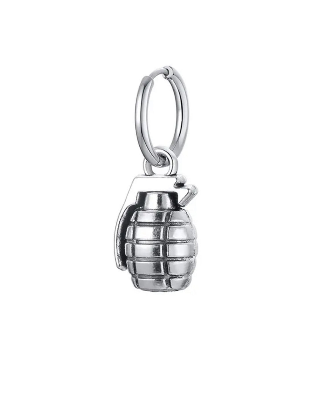 Single grenade earring